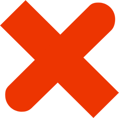 X Cross PNG
