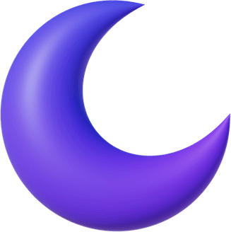 Crescent Moon Emoji PNG