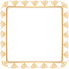 Page Border Golden PNG