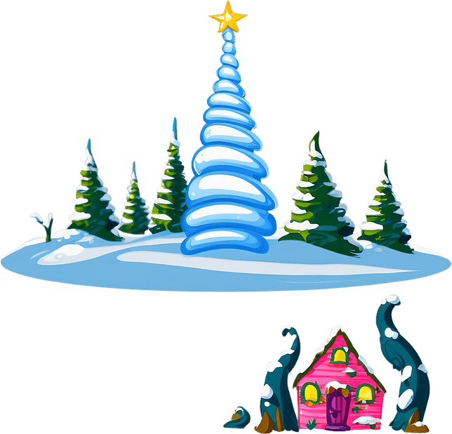 Whoville Christmas Tree PNG