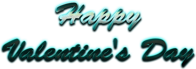 Happy Valentines Day Word PNG