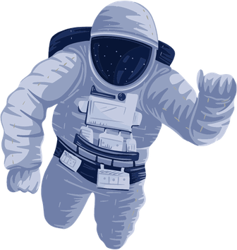 Astronaut Cartoon PNG