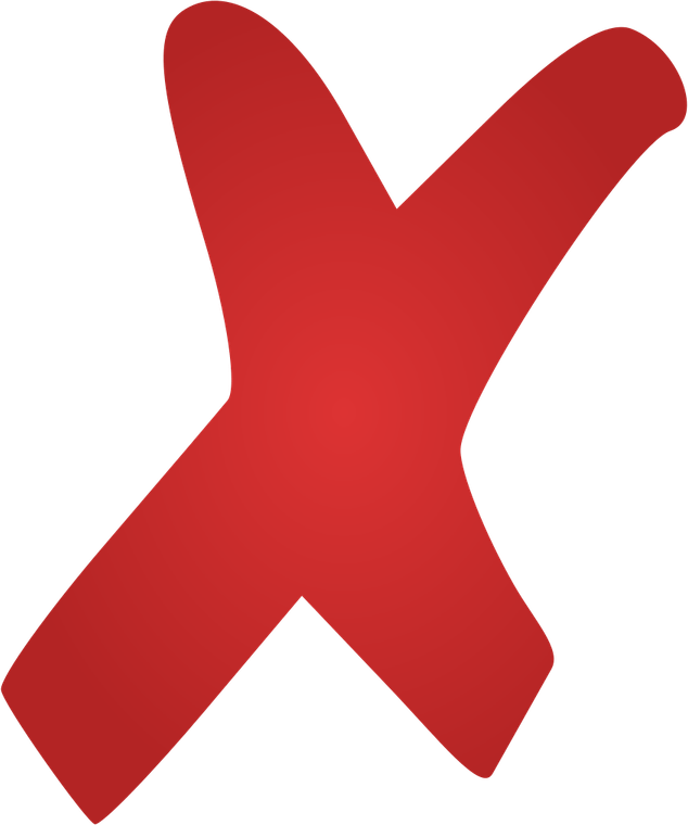 X Mark PNG