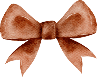 Brown Bow PNG