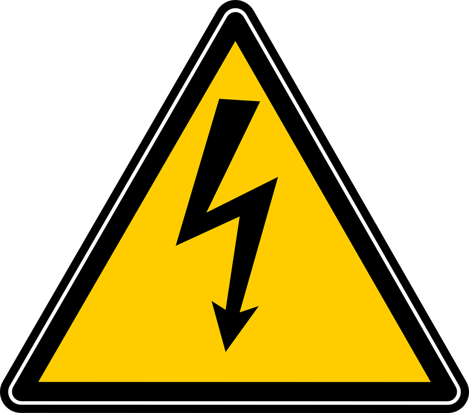 Electricity Yellow Thunderbolt PNG