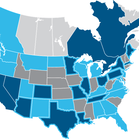 Blank United States Map PNG
