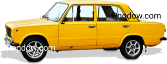 Yellow Car PNG