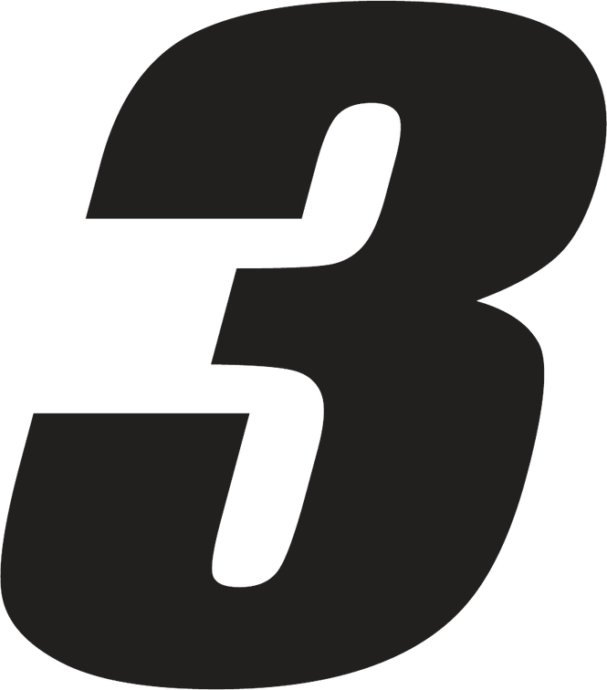 3 Number PNG