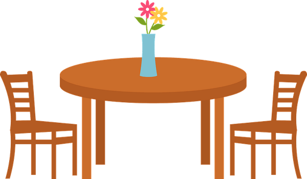 Chairs And Table PNG