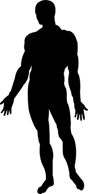 Human Figure Black PNG