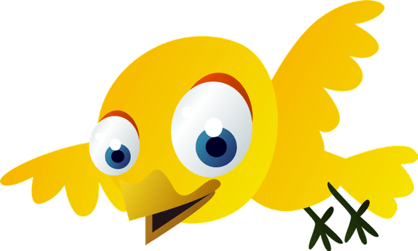 Yellow Bird PNG