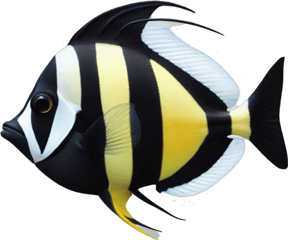 Moorish Idol Fish PNG