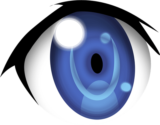 Anime Eyes Girl PNG