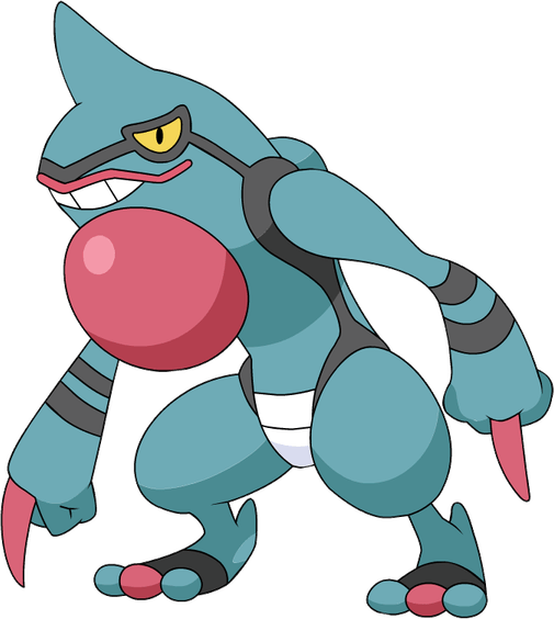 Toxicroak Pokemon PNG