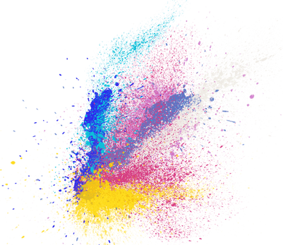 Color Powder Explosion PNG