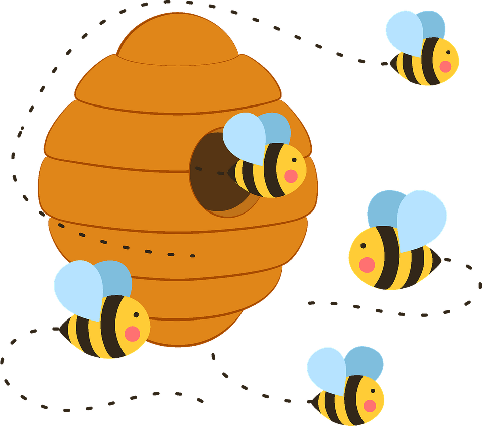 Beehive Cartoon PNG
