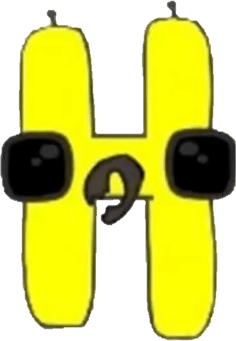 Alphabet Lore Letter H PNG
