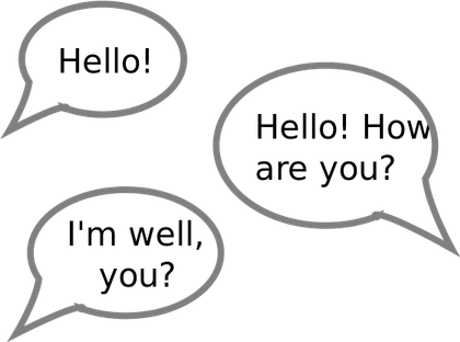 Shouting Text Bubble PNG
