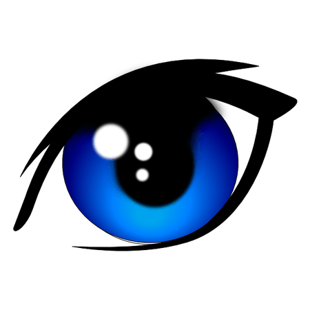 Blue Eyeball PNG