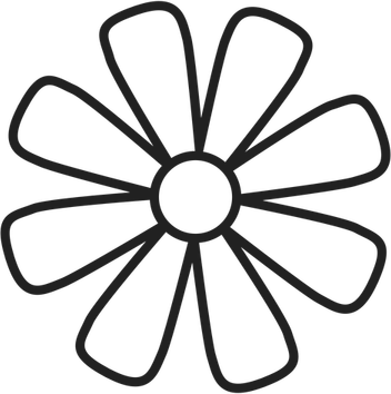 Flower Outline PNG