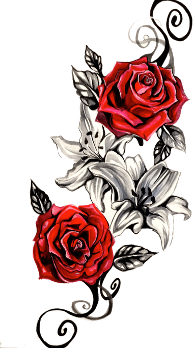 Rose Tattoo PNG