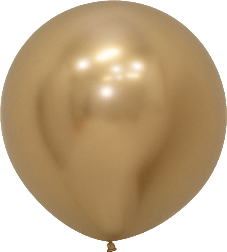 Gold And White Balloon PNG