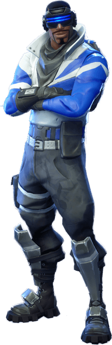 Fornite Blue Striker PNG