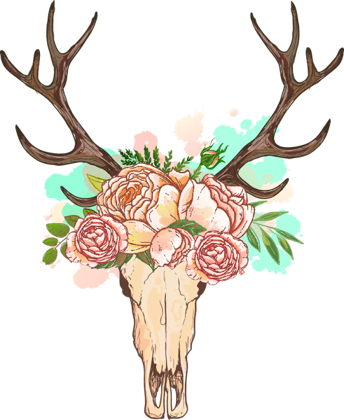 Skeleton Flower PNG