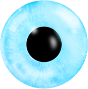 Blue Eyeball PNG