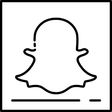 Snapchat Logo Black PNG