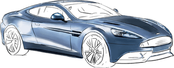 Aston Martin Vanquish 2018 PNG
