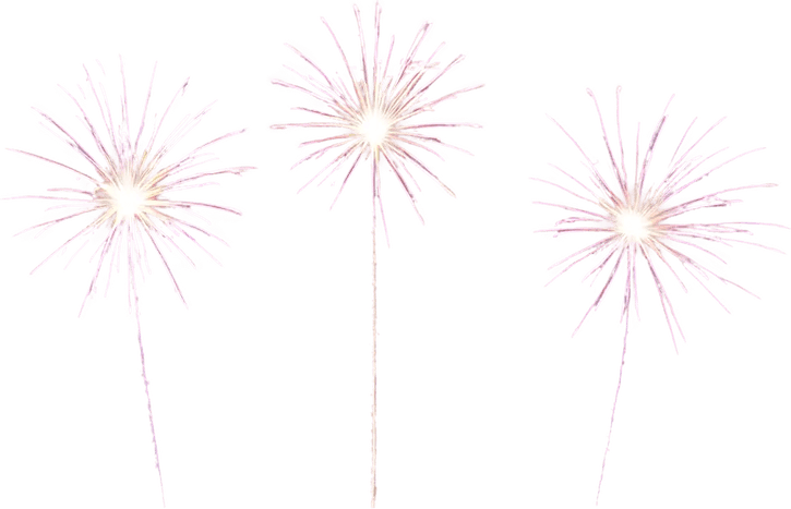 Pink Fireworks PNG