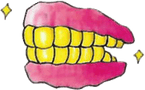 Gold Teeth PNG