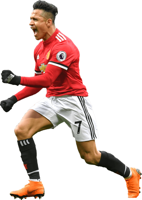 Alexis Sanchez Manchester United PNG
