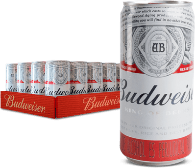 Cerveza Budweiser 269 Ml 24 Unidades PNG