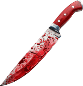 Blood Stained Knife PNG