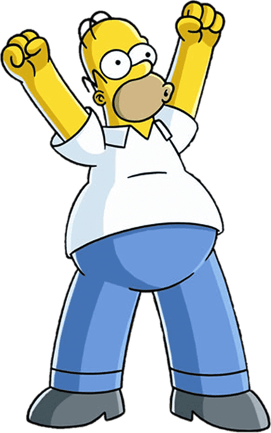 Homer Woohoo PNG