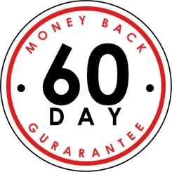 60 Days Money Back Guarantee PNG