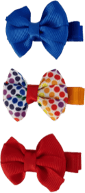 Girls Blue Bow PNG