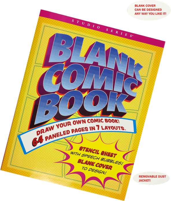 Blank Comic Book PNG