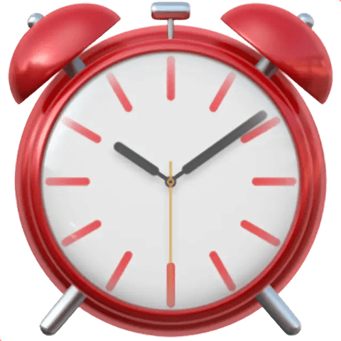 Alarm Emoji PNG