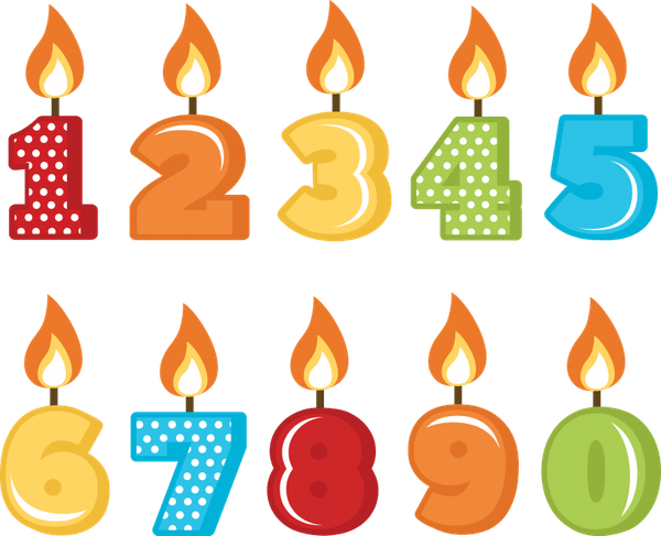 Birthday Candles PNG