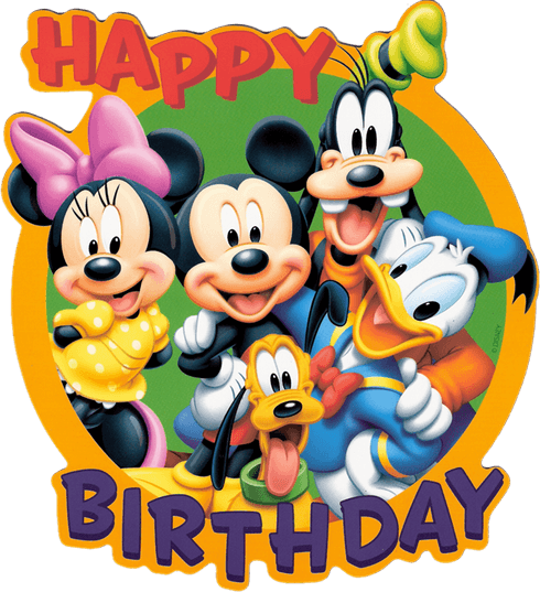 Birthday Mickey Mouse PNG