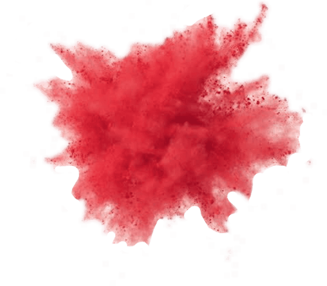 Red Powder Explosion PNG