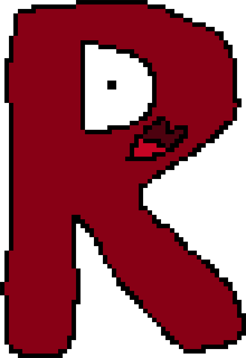 Alphabet Lore Letter R PNG