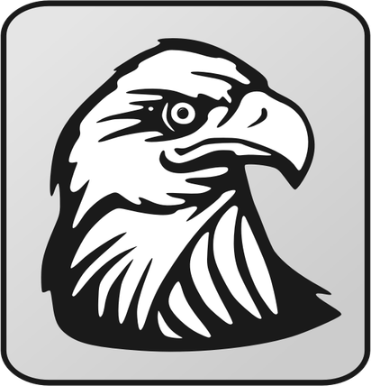 Eagle Black And White PNG