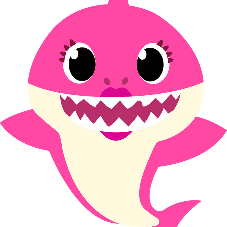 Baby Shark Rosa PNG
