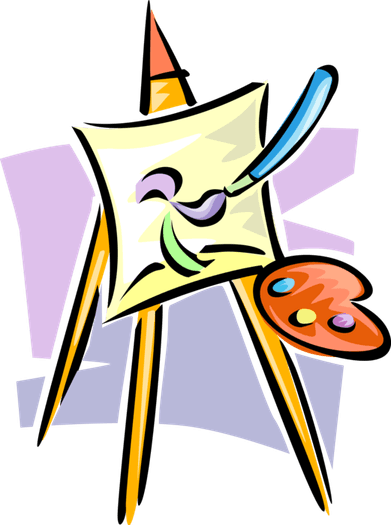 Canvas Easel PNG