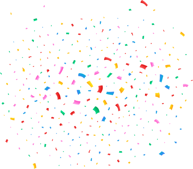 Explosion Confetti PNG