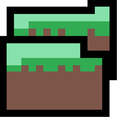 Minecraft Grass 2d PNG